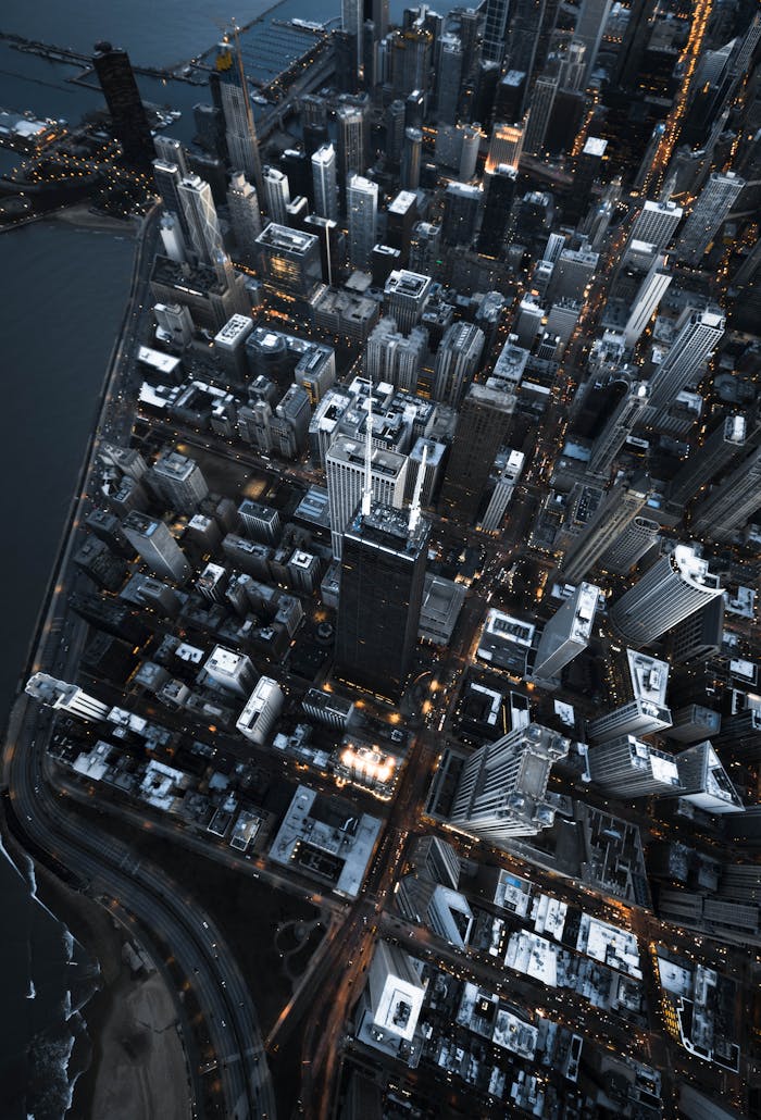 Bird's-eye View Photography of High Rise Buildings